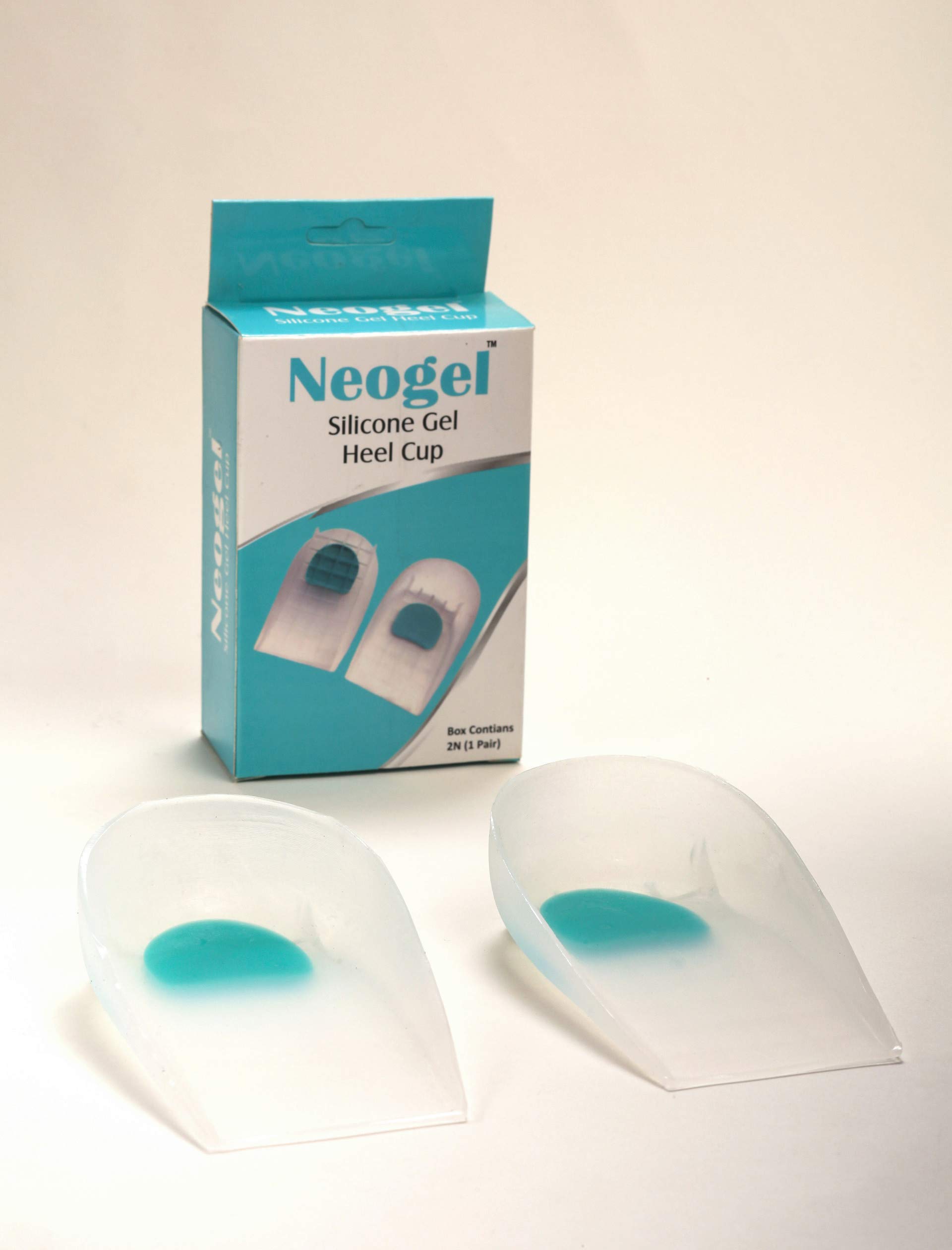 Buy ONYXNEO Neogel Silicon Gel Heel Cup, Pair (L (UK Size 8-9.5